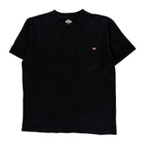Dickies T-Shirt - Large Black Cotton