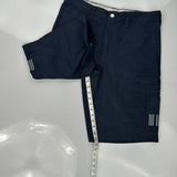 Dickies Cargo Shorts - 32W 10L Navy Cotton