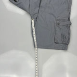 Lee Cargo Shorts - 36W 11L Grey Cotton