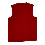 Nike Tank Top - Medium Red Cotton