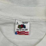 British Virgin Islands Fruit Of The Loom Graphic T-Shirt - Large White Cotton