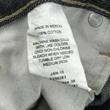 Dickies Denim Shorts - 40W 12L Grey Cotton