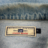 Suzuki Lee Graphic Denim Jacket - XL Light Wash Denim