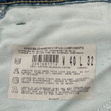 Dickies Double Knee Carpenter Jeans - 36W 31L Light Wash Cotton