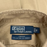 Polo By Ralph Lauren Shirt - Small Khaki Cotton Blend