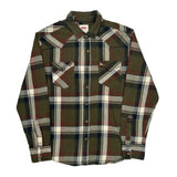 Levis Checked Flannel Shirt - Medium Red Cotton