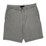 Tommy Hilfiger Chino Shorts - 34W 10L Grey Cotton