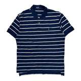 Polo By Ralph Lauren Striped Polo Shirt - XL Blue Cotton