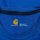 Age 10-12 Carhartt T-Shirt - Medium Blue Cotton