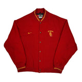 USc Trojans Nike College Varsity Jacket - XL Red Polyester