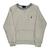 Age 10-12 Polo By Ralph Lauren Sweatshirt - Medium Grey Cotton