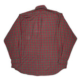 Ralph Lauren Checked Flannel Shirt - XL Green Cotton