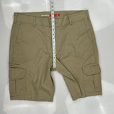 Dickies Cargo Shorts - 38W 11L Khaki Cotton