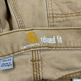 Carhartt Carpenter Trousers - 35W 34L Brown Cotton