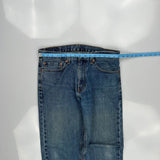 505 Levis Jeans - 34W 32L Blue Cotton