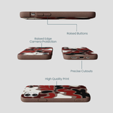 Chocolate Brown Earthy Curves iPhone 12 Mini Case