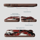 Chocolate Brown Earthy Curves iPhone 12 Pro Max Case