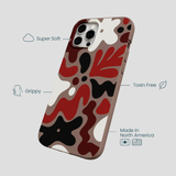 Chocolate Brown Earthy Curves iPhone 12 Pro Max Case
