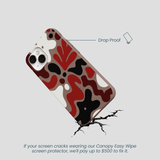 Chocolate Brown Earthy Curves iPhone 13 Mini Case