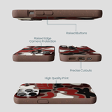 Chocolate Brown Earthy Curves iPhone 13 Pro Max Case