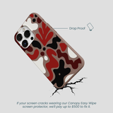 Chocolate Brown Earthy Curves iPhone 13 Pro Case