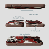 Chocolate Brown Earthy Curves iPhone 14 Pro Max Case