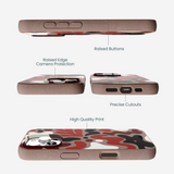 Chocolate Brown Earthy Curves iPhone 16 Pro Max Case