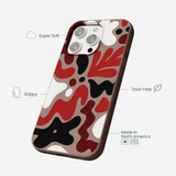 Chocolate Brown Earthy Curves iPhone 16 Pro Max Case