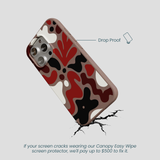 Chocolate Brown Earthy Curves iPhone 16 Pro Case