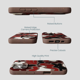 Chocolate Brown Earthy Curves iPhone 16 Pro Case