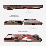 Chocolate Brown Earthy Curves iPhone Air Case