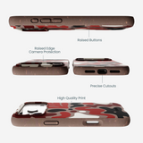 Chocolate Brown Earthy Curves iPhone 17 Pro Max Case