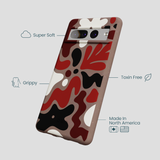 Chocolate Brown Earthy Curves Google Pixel 7 Pro Case