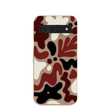 Chocolate Brown Earthy Curves Google Pixel 8a Case