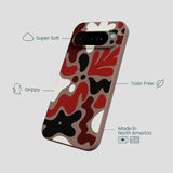 Chocolate Brown Earthy Curves Google Pixel 9/9 Pro Case