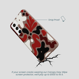 Chocolate Brown Earthy Curves Samsung Galaxy S21 Case