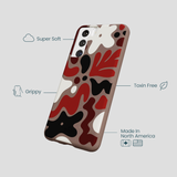 Chocolate Brown Earthy Curves Samsung Galaxy S21 Case