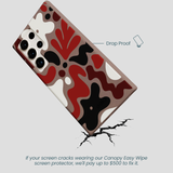 Chocolate Brown Earthy Curves Samsung Galaxy S24 Ultra Case