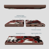 Chocolate Brown Earthy Curves Samsung Galaxy S24 Ultra Case