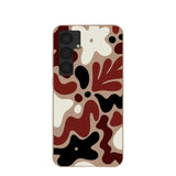 Chocolate Brown Earthy Curves Samsung Galaxy S25+(Plus) Case