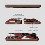 Chocolate Brown Earthy Curves Samsung Galaxy S25+(Plus) Case
