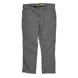 Carhartt Carpenter Trousers - 36W 30L Grey Cotton