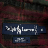 Blaire Ralph Lauren Checked Shirt - Medium Green Cotton