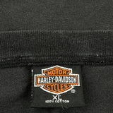 Daytona Beach, Fl Harley Davidson Spellout T-Shirt - XL Black Cotton