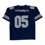 Fubu Football Jersey - 2XL Blue Polyester