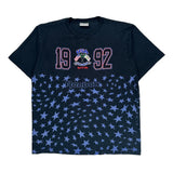 USA Olympic Team Reebok Graphic T-Shirt - XL Black Cotton