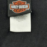 Harley Davidson Graphic Tank Top - Large Orange Cotton