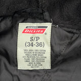 Dickies Checked Jacket - Small Black Cotton