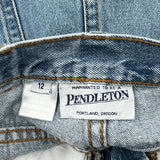 Pendleton Jeans - 32W US 8 Blue Cotton