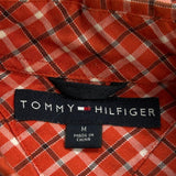 Tommy Hilfiger Checked Shirt - Medium Red Cotton